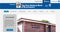 Desktop Screenshot of fnbbrownstown.com