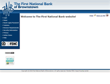 Tablet Screenshot of onlinebanking.fnbbrownstown.com